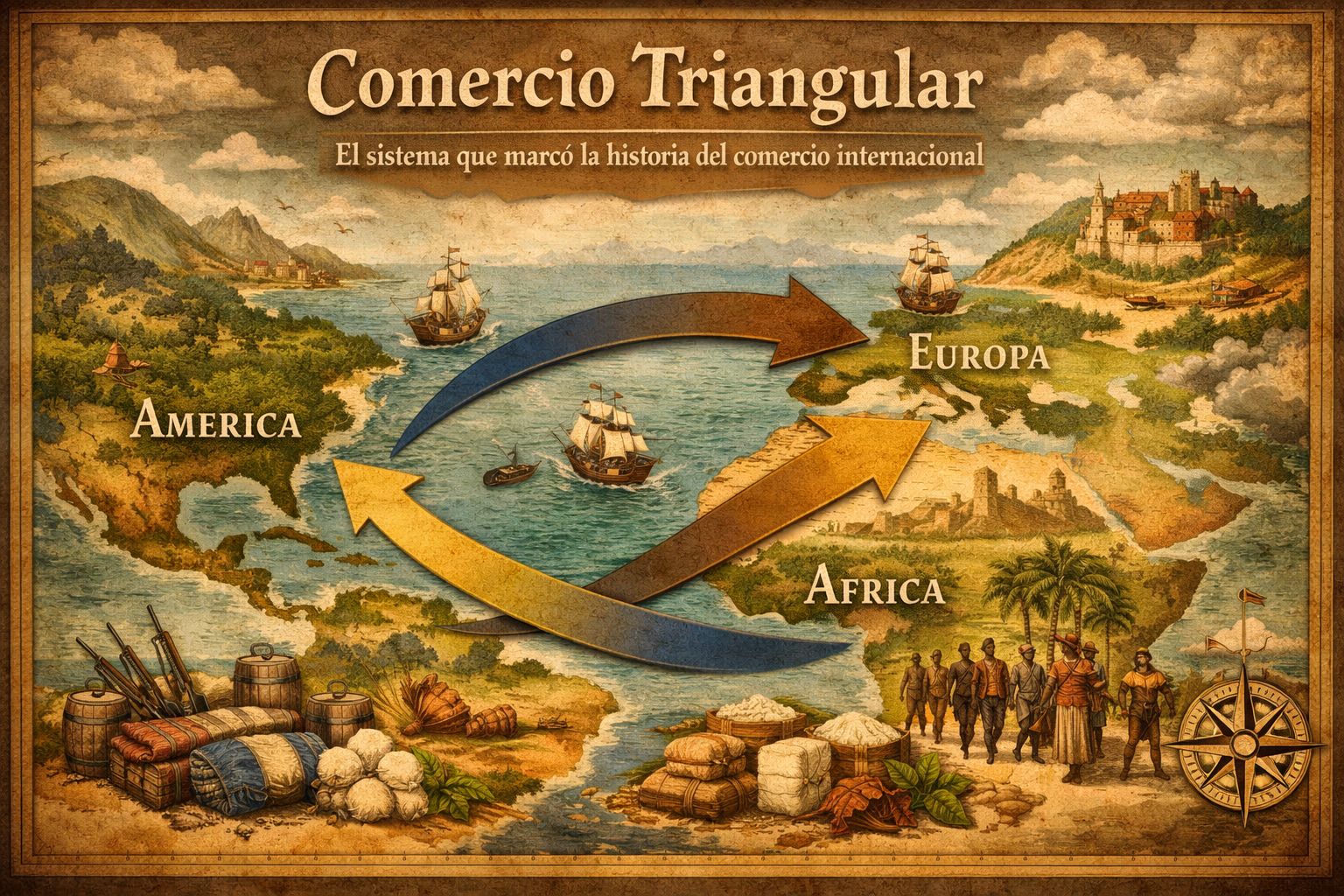 que es el comercio triangular